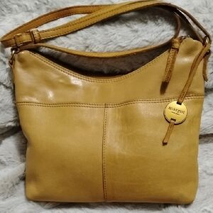 EUC💕MARGOT Leather Golden Tan Shoulder/Crossbody Bag!